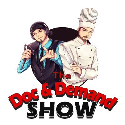Doc is pro voice actor! 🎙️ Demand is a pro chef! 🔪 Join them and the rest of The Show for tons of laughs on Twitch!  Link: https://t.co/rZ6L8mciGy