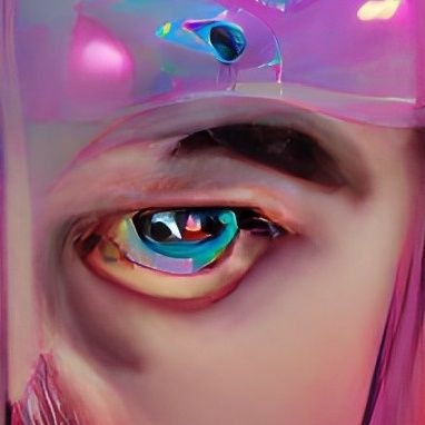 billie eilish artificial intelligence abstract art. visions are mine, art is not - art by dream wombo
