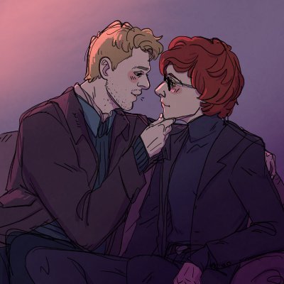 When it's time to DragonCon, this account gets active about it! I run #RareOmens in Feb for Good Omens rare pair prompts.
(Icon commission: lonicera.)