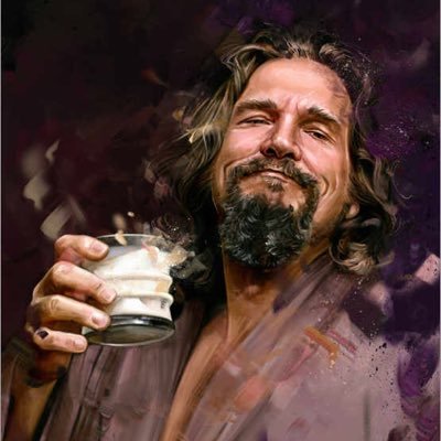 The Dude abides. I don't know about you but I take comfort in that. It's good knowin' he's out there. The Dude. Takin' 'er easy for all us sinners.