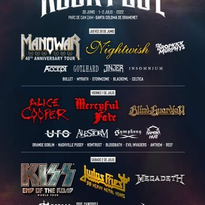 Unofficial account. Everything about #RockFestBCN and more
