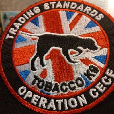 tobacco detection dogs Dixie and Daisy
and Gracie Boo