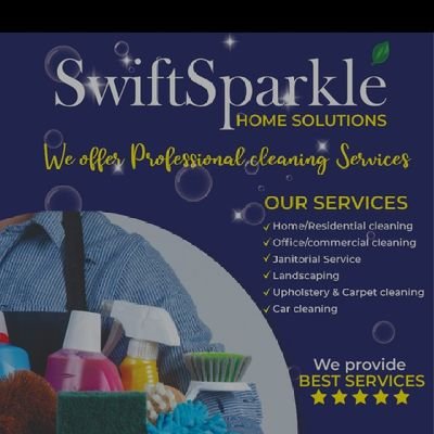 swiftsparkle_ke's profile picture. Ultimate professional home cleaning
Our services;Standard home & upholstery cleaning,Move in/out and Office cleaning.
Book the team today