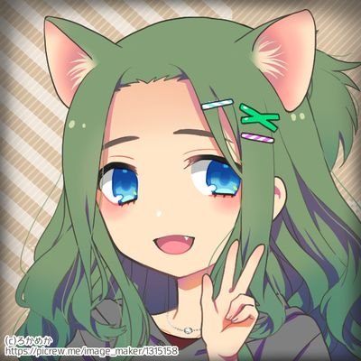 Gal with green hair who loves anime, books, cats & gaming.