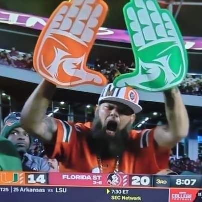 🧡 Lifelong Die-Hard #MiamiHurricanes Fan 💚
Season Ticket Holder 🧡
Tailgating is Life
💚 Drive a one-of-a-kind Canes Crown Vic 🙌 #GoCanes 🙌