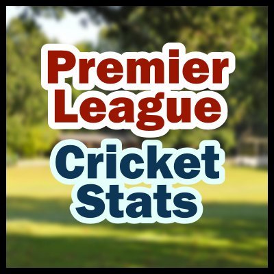 Statistics, news and comment regarding all of the ECB Premier Cricket Leagues in the country.

(also dad of 2 budding cricketers & youth cricket coach)