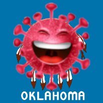 OkieRona's profile picture. I'm COVID-19, achieving sentience and living my best life in Oklahoma. I'm sure you've got room in your heart ... and lungs ... for me! 
Pronouns: they/them