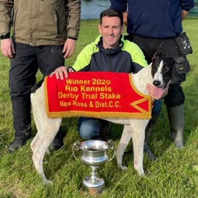 greyhound and coursing enthusiast man Utd fan