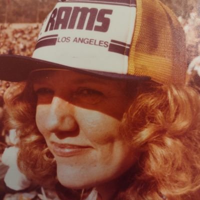 Pix from Super Bowl XIV. Pittsburgh 31 Rams 19.  Still an old white woman.  Rams fan to the end.  Resisting to the end.