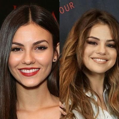 Here to support @VictoriaJustice & @selenagomez ❤ Victoria Justice 👍 3x Madison Reed 👍 1x 💕 Debby Ryan 👍 1x 💜 Boy Victorian / Selenator