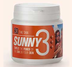Triple The Power Of The Sun with SUNNY 3! The quickest way to get a real tan. Free Samples here