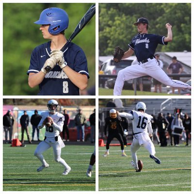Class of 2023, Urbana High School, MD. LHP/Outfield and QB/K. 6'2