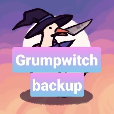 Oh hello, has @grumpwitch lost access to her account? This is the backup/archive account.