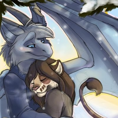 Larkstarr's profile picture. 🍁Fuzzdrake/Husky with a coffee addiction. ❤'s Cookies, Naps and Sunset photos.💕💍@Anyare27 💕- (He/Him, 18+ plz!) #NextLevel #LeafsForever