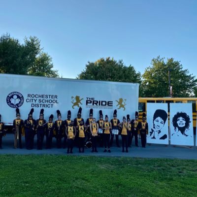 Founded in 2014, the Pride of Rochester Marching Band is comprised of RCSD students in grades 4-12 performing at a variety of events throughout the year.