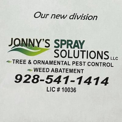 jonnys_spray's profile picture. Jonny’s Spray has been caring for Prescott & Northern Az trees for years! Offering services for the prevention & treatment of diseased & pest infested trees.