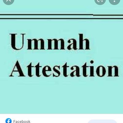Ummah Attestation works