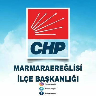 CHP Marmaraereğlisi İlçe Başkanlığı Resmi Twitter Hesabıdır | Facebook @chpmereglisi | Instagram  @chpmereglisi