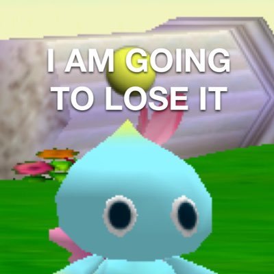 I’m not even good at the Chao Garden ngl, I just really like it.