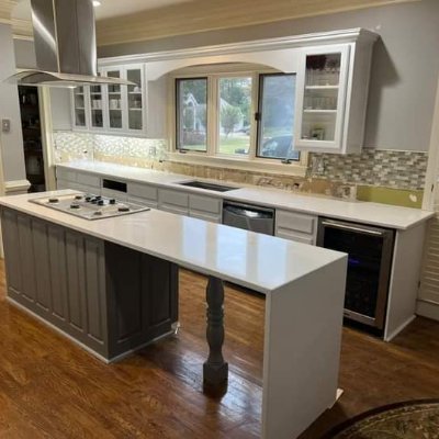 Installation and fabrication (Quartz Marble Granite)
678-830-8129  678-389-0785
KITCHENS COUNTERTOPS BATHROOMS COUNTERTOPS BACKPLASH AND MORE