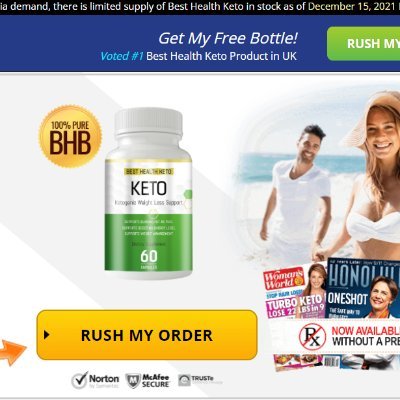 Best Health Keto is a BHB ketone supplement that assists you with consuming fat for energy rather than carbs.