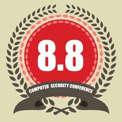 8.8 Computer Security Conference. 1st Hacker conference in Chile & Bolivia. This year we hope to see you at #8punto8Reloaded #hackers #cybersecurity