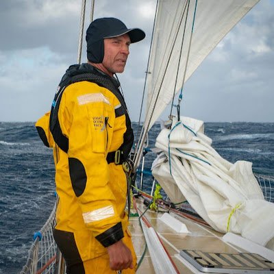 2 circumnavigations, 1 singlehanded, 7 transatlantic crossings, 5 singlehanded. Currently sailing Class40 for the Globe40 25-26 and Global Solo Challenge 27-28.