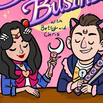 SAILOR BUSINESS DIAMOND is a podcast where @bettyfelon and @theisb watch the live-action Pretty Guardian Sailor Moon! Art by @shannonmanor