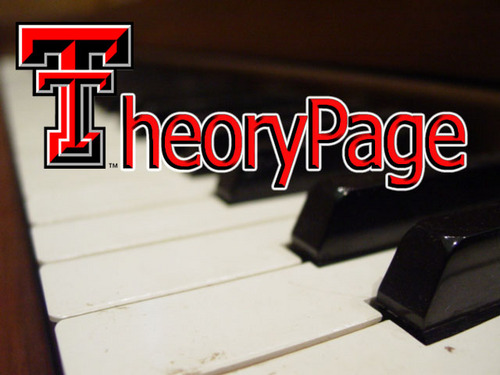 TheoryPageTTU's profile picture. message board for students/instructors of music theory at texas tech