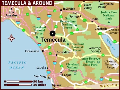 Temecula is known for its wonderful warm sunny weather and is surrounded by beautiful wine