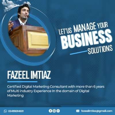 Certified Digital Marketing Expert and a Facebook certified digital marketing associate ,Digital Strategist ,Content Writer.