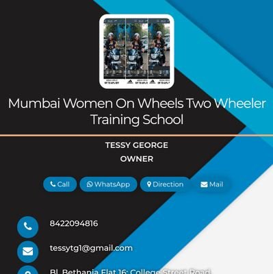 Mumbai women on wheels twowheeler training school dadar West