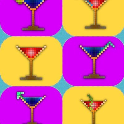 Bring you your favourite Cocktails in their 'Simplest Form' 
Limited NFT's 100x100 pixels. 
1st edition collection available JANUARY 15th