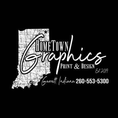 Hometown Graphics Print & Design is here to help with all of your graphic needs!  Including silkscreen, embroidery, vinyl, custom graphics/logos and much more!