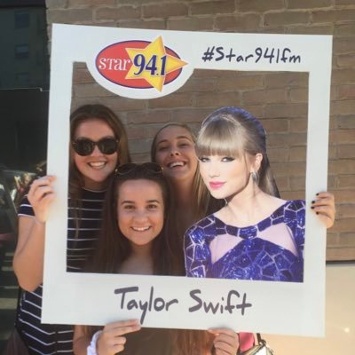 Three besties who are die hard Taylor Swift fans since ‘06🥰🥰🥰 tours attended: fearless, red, and 1989 #seniorswifties