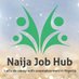 NaijaJob Hub (@NaijaJobhub) Twitter profile photo