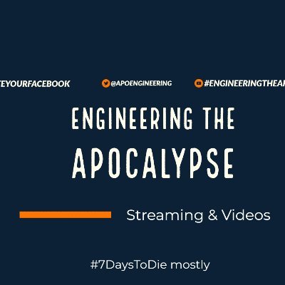 I'm a little bit older than your average YouTuber and I'm an engineer. 7DaysToDie is probably what I will be playing most of the time.