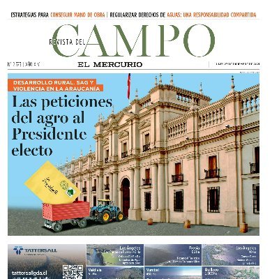 Twitter oficial de Revista del Campo de El Mercurio, creada el 29 de junio de 1976.