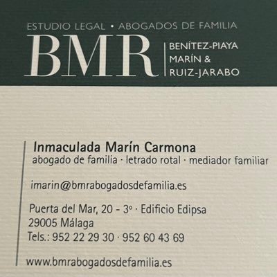 Abogada de familia, Letrado Rotal, Mediadora. Asociada de la AEAFA, y Vocal de la misma en la Delegación de Málaga. Asociada de GEMME, ACF, AIJUDEFA .