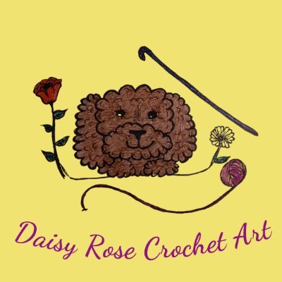Daisy Rose Crochet Art