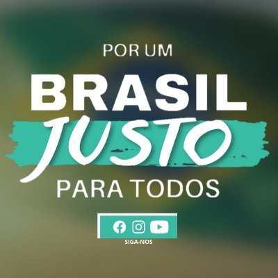 Siga nossas redes sociais YouTube, Facebook e Instagram POR UM BRASIL JUSTO PARA TODOS. / Nossas redes sociais em apoio ao Sergio Moro.