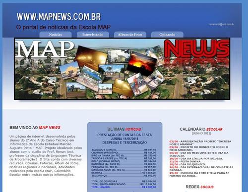 Twitter da Escola Marcilio Augusto Pinto - MAP de Iguatemi Mato Grosso do Sul.