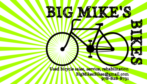 BigMikesBikesMA's profile picture. We offer bicycle rentals with free delivery to Gloucester/Cape Ann, used and vintage bicycles and accessories for sale, & mobile bicycle repair.