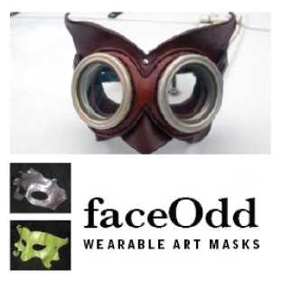 Owner and Artist at faceOdd Wearable Art Masks (pronounced façade). Specializing in Masquerade since 2007!