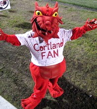 Blaze The Red Dragon will let you know what Cortland College Life is really about !!! #TeamCstate