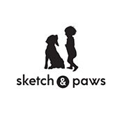 Sketch and Paws, an online boutique featuring all types of illustrated dog-themed gifts.