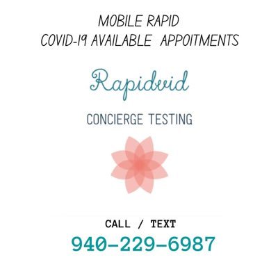 Rapid Covid testing service for Dallas Metroplex area