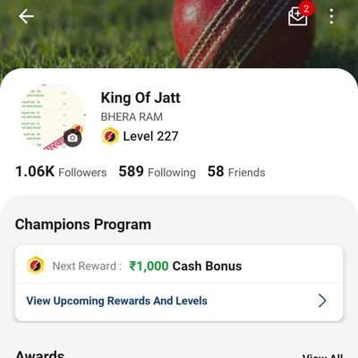 Fan Of Messi & Rohit ✌️ 
Life ka 1 hi Funda👉 Never Look Back😍
#Rajasthani
Playing on Dream11 Since April 2017☺️
King of jatt
https://t.co/EinXzugOcV