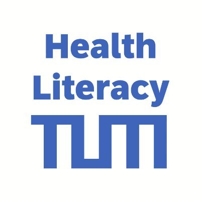Tweets by Health Literacy Professorship at @TU_Muenchen | https://t.co/4ZNV36sbpQ
#healthliteracy #Gesundheitskompetenz @orkanokan_