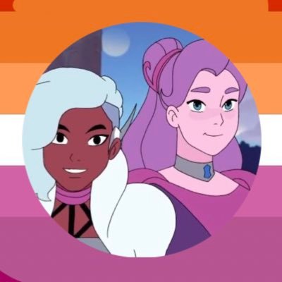 daily lesbian canon and hc characters with lesbian flags colorpicked from them! 🧡🤍💗 pls check pinned before submitting!